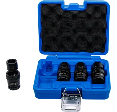 BGS Hlavice nástrčné 1/2" 16,0-19,0 mm, kloubové, 4 díly, tvrzené