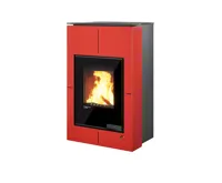 HS Flamingo Krbová kamna AQUAFLAM VARIO ® SAPORO 11/7kW červená