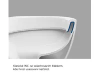 WC závěsné kapotované, RIMLESS, 490x370x360, keramické, vč. sedátka CSS113S (1)