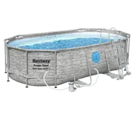 Bestway Bazén Power Steel Stacked Stone Swim Vista 4,27 x 2,5 x 1 m - 56714
