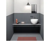 GSI PURA keramické umyvadlo na desku vysoké, průměr 42cm, bílá ExtraGlaze (6)