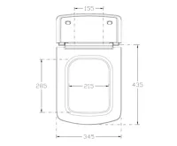 ISVEA PURITY WC sedátko, SLIM, Soft Close, bílá (10)