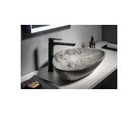 SAPHO DALMA keramické umyvadlo na desku, 58,5x39cm, grigio (1)