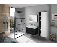 SAPHO KARE 85 keramické umyvadlo nábytkové 85x45cm, bílá (3)