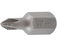 BGS Bit, pohon vnější šestihran 10 mm (3/8&quot;), plochý  PH2