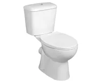 AQUALINE JOSE WC kombi, dvojtlačítko 3/6l, zadní odpad, bílá