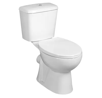 AQUALINE JOSE WC kombi, dvojtlačítko 3/6l, zadní odpad, bílá