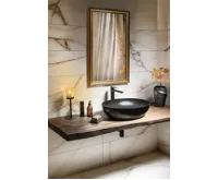 GSI PURA keramické umyvadlo na desku 60x42cm, černá mat (3)