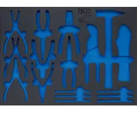 BGS Vložka do dílenského vozíku 3/3, prázdná, pro 4011 BGS Vložka do dílenského vozíku 3/3, prázdná, pro 4011