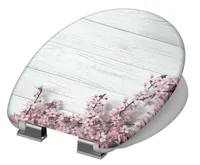 Schütte WC sedátko FLOWERS&WOOD | Duroplast, Soft Close (6)