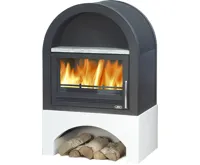 ABX Grunt Krbová kamna s výměníkem 10kw - černý plech | AKCE Zdravá láhev 0,7l