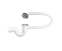 Sifon vanový, chromovaný