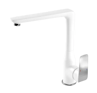 NOVASERVIS Dřezová baterie Nobless Tina bílá/chrom - 38714,1