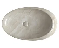 SAPHO DALMA keramické umyvadlo na desku 68x44 cm, marfil (4)