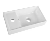 AQUALINE Keramické umývátko, nábytkové, 40x22cm, bílá AQUALINE Keramické umývátko, nábytkové, 40x22cm, bílá