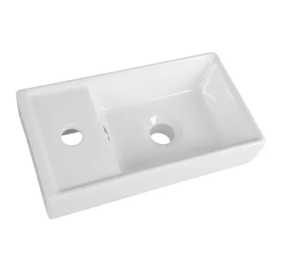 AQUALINE Keramické umývátko, nábytkové, 40x22cm, bílá