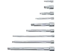 BGS Prodloužení 1/4", 3/8", 1/2", 50 - 250 mm, sada 9 dílů (2)