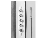 POLYSAN MOLA termostatický sprchový panel rohový 210x1300mm, bílá (1)