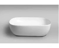 SAPHO LIRO keramické umyvadlo na desku 50,5x41cm, bílá (4)