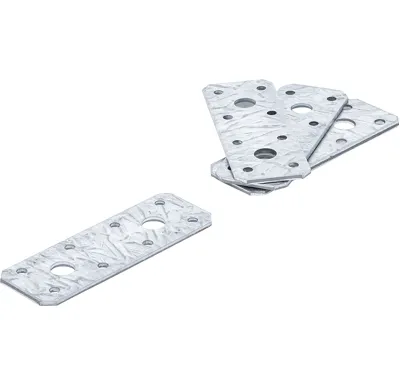 BGS Plech spojovací plochý, 100 x 35 x 2,5 mm, sada 4 dílů
