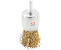 BGS Kartáč drátěný štětcový 20 mm, dřík 6 mm, pomosazený BGS Kartáč drátěný štětcový 20 mm, dřík 6 mm, pomosazený