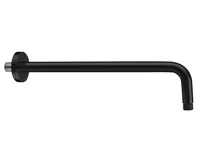 SAPHO Sprchové ramínko kulaté, 400mm, černá mat SAPHO Sprchové ramínko kulaté, 400mm, černá mat