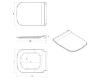 ISVEA VEA WC sedátko, SLIM, Soft Close, Easy Take, bílá (7)