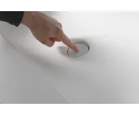 SAPHO ARUBA umyvadlo, Rockstone, 140x51,5cm, levé, bílá mat (6)