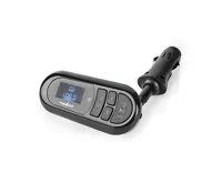 FM transmitter do auta | Husí krk | Hands free volání | 0.4 " | LCD obrazovka | Bluetooth® | 5.0 V DC / 0.5 A | Google Assistant / Siri | Černá (7)