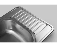 AQUALINE Nerezový vestavný dřez s odkapem 58x18x48cm (4)