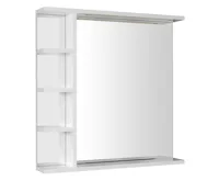 AQUALINE KORIN STRIP zrcadlo s LED osvětlením a policemi 70x70x12cm