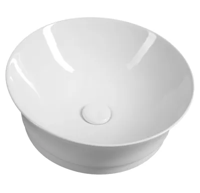 SAPHO IDEA keramické umyvadlo na desku, Ø 42cm, bílá