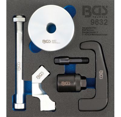 BGS Vytahováky vstřikovačů, pro vstřikovače CDI Bosch, sada 6 dílů