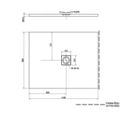 POLYSAN FLEXIA vanička z litého mramoru s možností úpravy rozměru, 110x90cm (6)