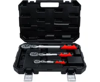 BGS Sada přepínacích ráčen , teleskopická, úhlová , 6,3 mm (1/4") - 10 mm (3/8") - 12,5 mm ( BGS Sada přepínacích ráčen , teleskopická, úhlová , 6,3 mm (1/4") - 10 mm (3/8") - 12,5 mm (