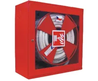 Hydranty DN 25 - 30 m - prosklená, proudnice 10, rozměr 650x650x285