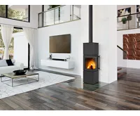 ROMOTOP Akumulační krbová kamna ESQUINA Plech, rohová (3)