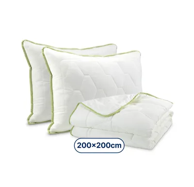 Dormeo Aloe Vera klasický polštář (2x 50x70 cm) + Dormeo Aloe Vera přikrývka (200x200 cm)