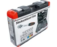 BGS Gola sada 1/4"+3/8"+1/2" Kraftmann 4 ÷ 32 mm SuperLock. 176 dílů v kufru - ráčnové klíče, BS15217 (7)