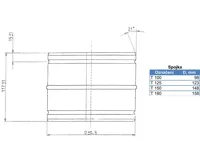 HS Flamingo Spojka 150 mm, pozink (1)