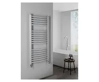 AQUALINE ORBIT otopné těleso s bočním připojením 450x986 mm, stříbrná strukturální (1)