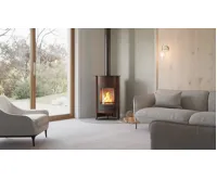 HS Flamingo Krbová kamna MASTERFLAMME ® Grande I, hnědá - sametová (11)