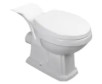 AQUALINE ANTIK WC kombi mísa, 35x72cm, zadní odpad, bílá (4)