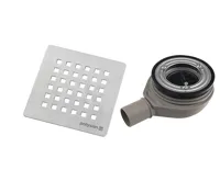POLYSAN FLEXIA vaničkový sifon, průměr 90mm, DN40, krytka nerez mat POLYSAN FLEXIA vaničkový sifon, průměr 90mm, DN40, krytka nerez mat