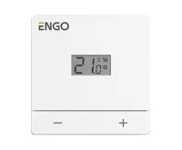 ENGO Controls Termostatický regulátor teploty EASY-230W, denní, bílá