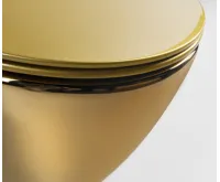 CREAVIT PAULA WC sedátko, SLIM, Soft Close, zlatá (6)