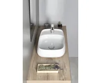 SAPHO AVENTIN keramické umyvadlo na desku, 60x40cm, bílá (3)