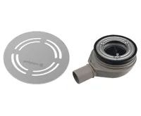POLYSAN FLEXIA vaničkový sifon, průměr 90mm, DN40, kruhová krytka nerez mat POLYSAN FLEXIA vaničkový sifon, průměr 90mm, DN40, kruhová krytka nerez mat