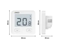 ENGO Controls Chytrý termostat E10-W, bílý, ENGO Smart, TUYA (2)