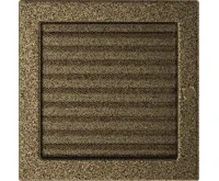 HS Flamingo Krbová mřížka 22x22 BASIC staré zlato s žaluzií